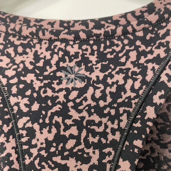 Athleta Shanti Crop Jacquard Tank Mineral Brown Plus Size 1X - Picture 5 of 6